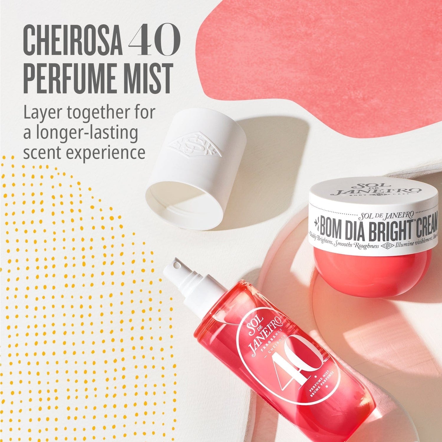 Cheirosa 40 perfume mist layer together for a longer-lasting scent experience.