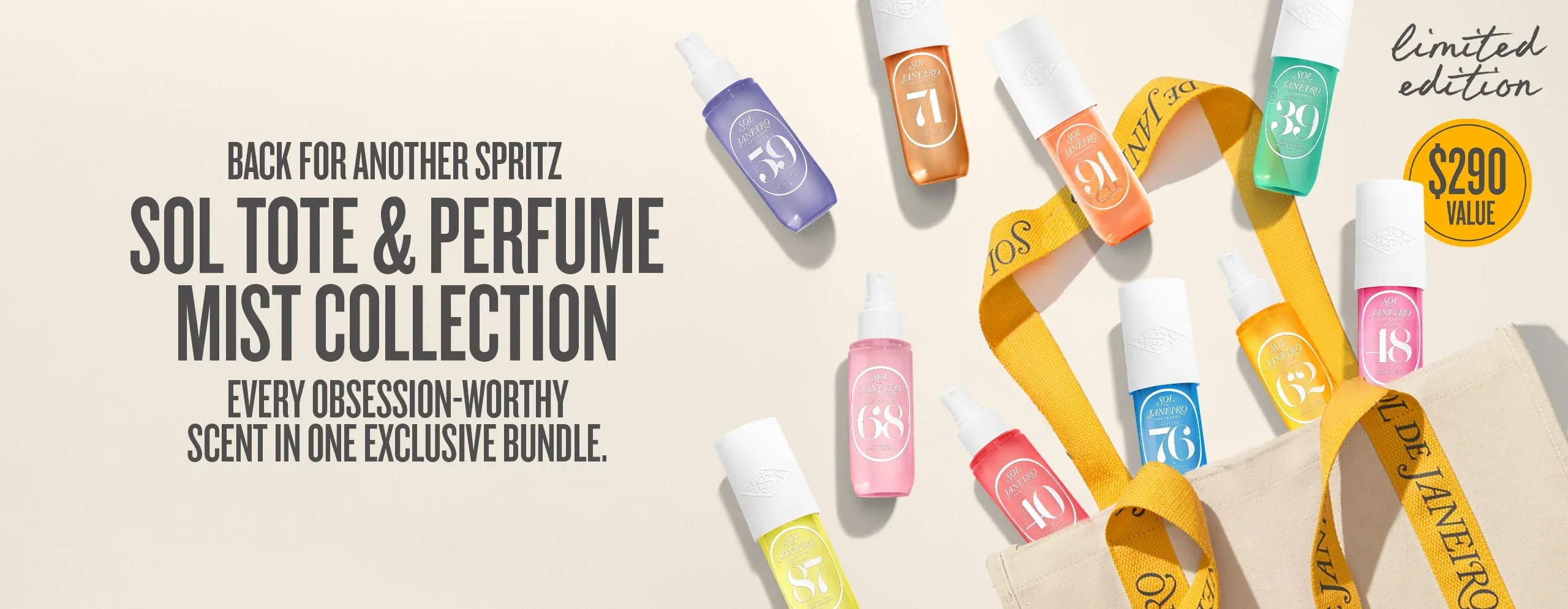 back for another spritz sol tote and perfume mist collection every obsession-worthy scent in one exclusive bundle. back for another spritz sol tote and perfume mist collection every obsession-worthy scent in one exclusive bundle.