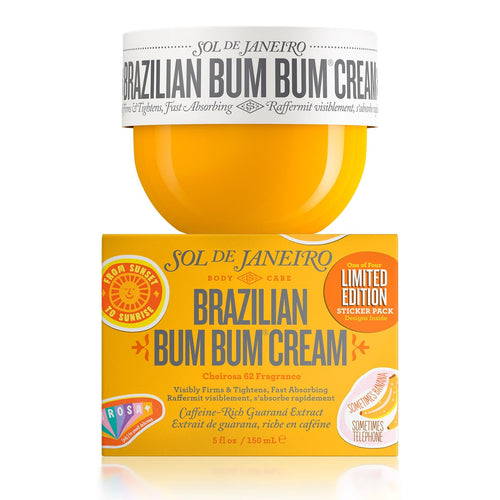 Brazilian Bum Bum® Cream with Limited Edition Sticker Pack