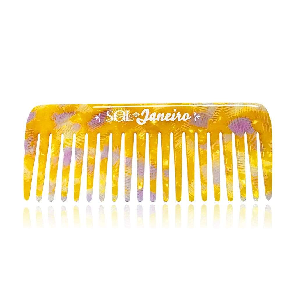 SOL Yellow Wide Tooth Comb