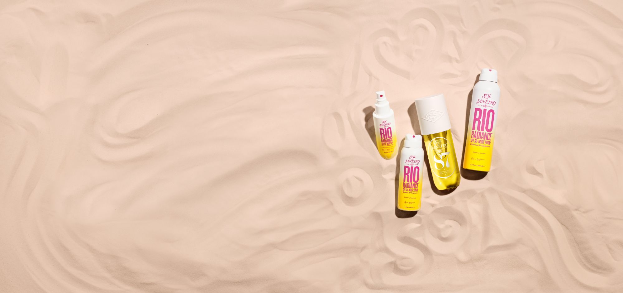 Rio Radiance SPF 50 Body Spray v. Rio Radiance SPF 50 Body oil Sol de Janeiro