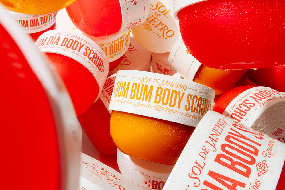 Bum bum body scrub and bom dia body scrub