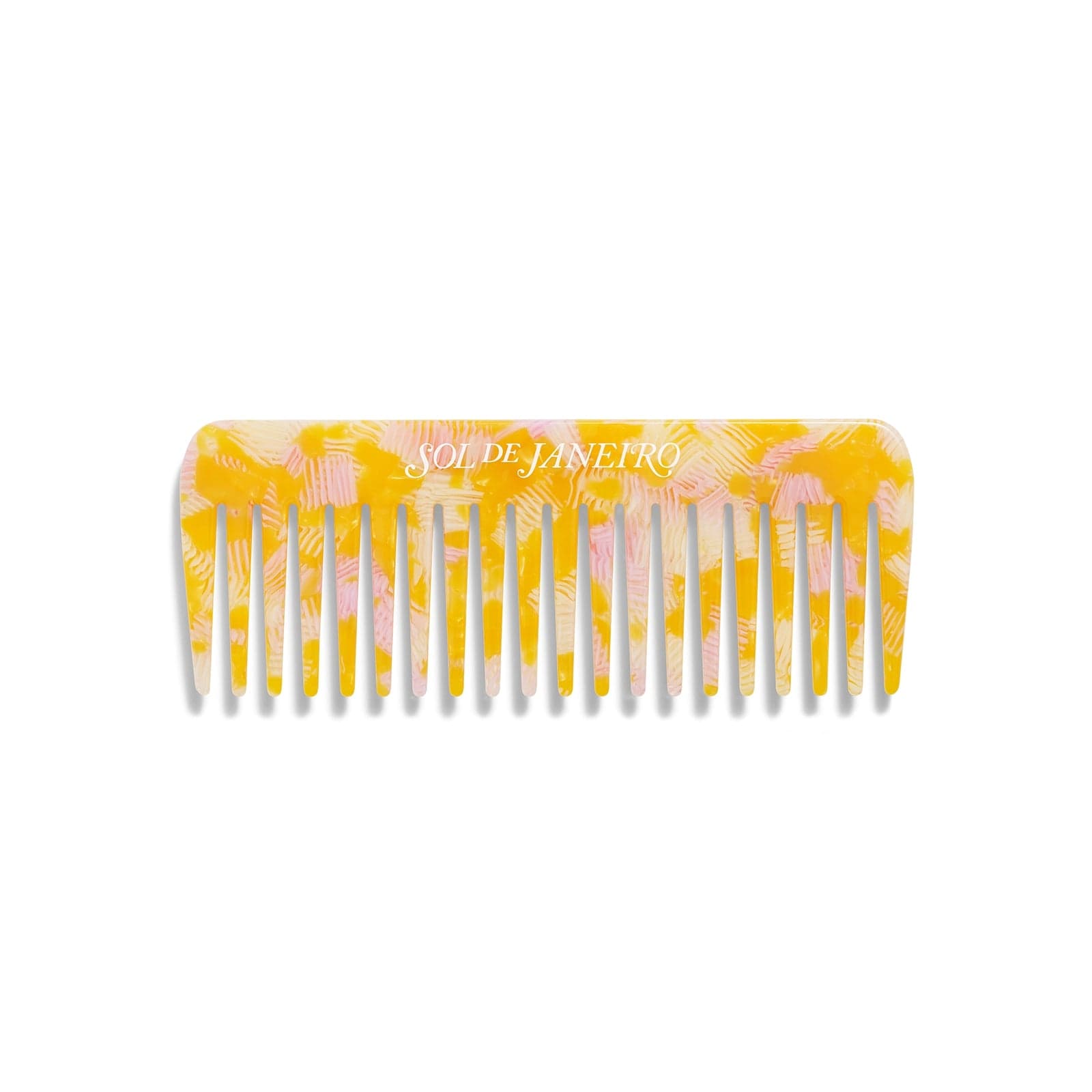 Sol Yellow Wide Tooth Comb