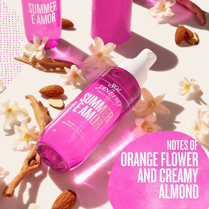 Notes of orange flower and creamy almond