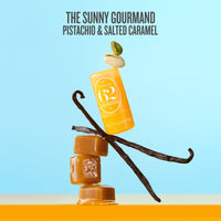 The sunny gourmand pistachio & salted caramel