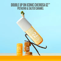 Double up on iconic cheirosa 62 pistachio & salted caramel