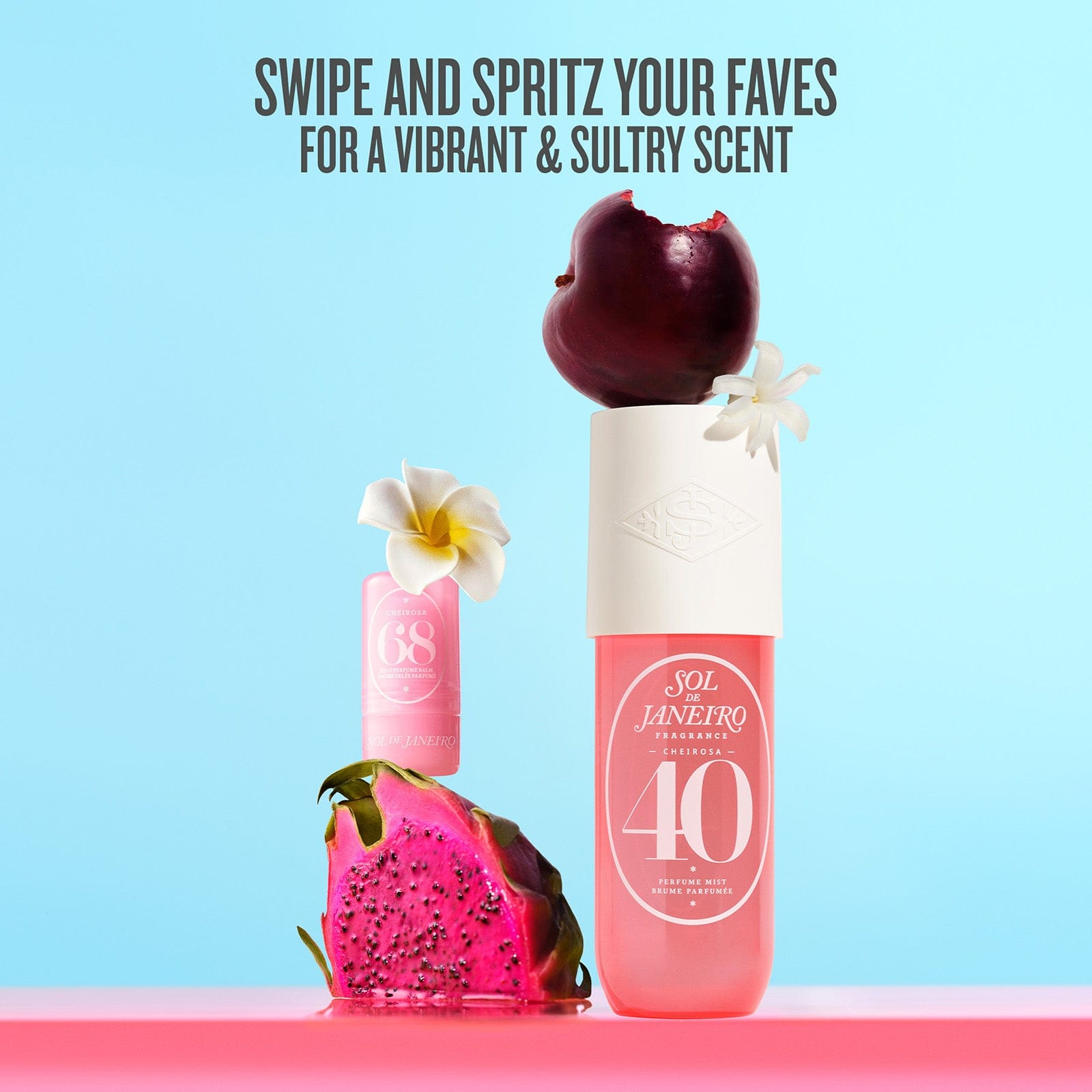 Swipe and spritz your faves for a vibrant & sultry scent
