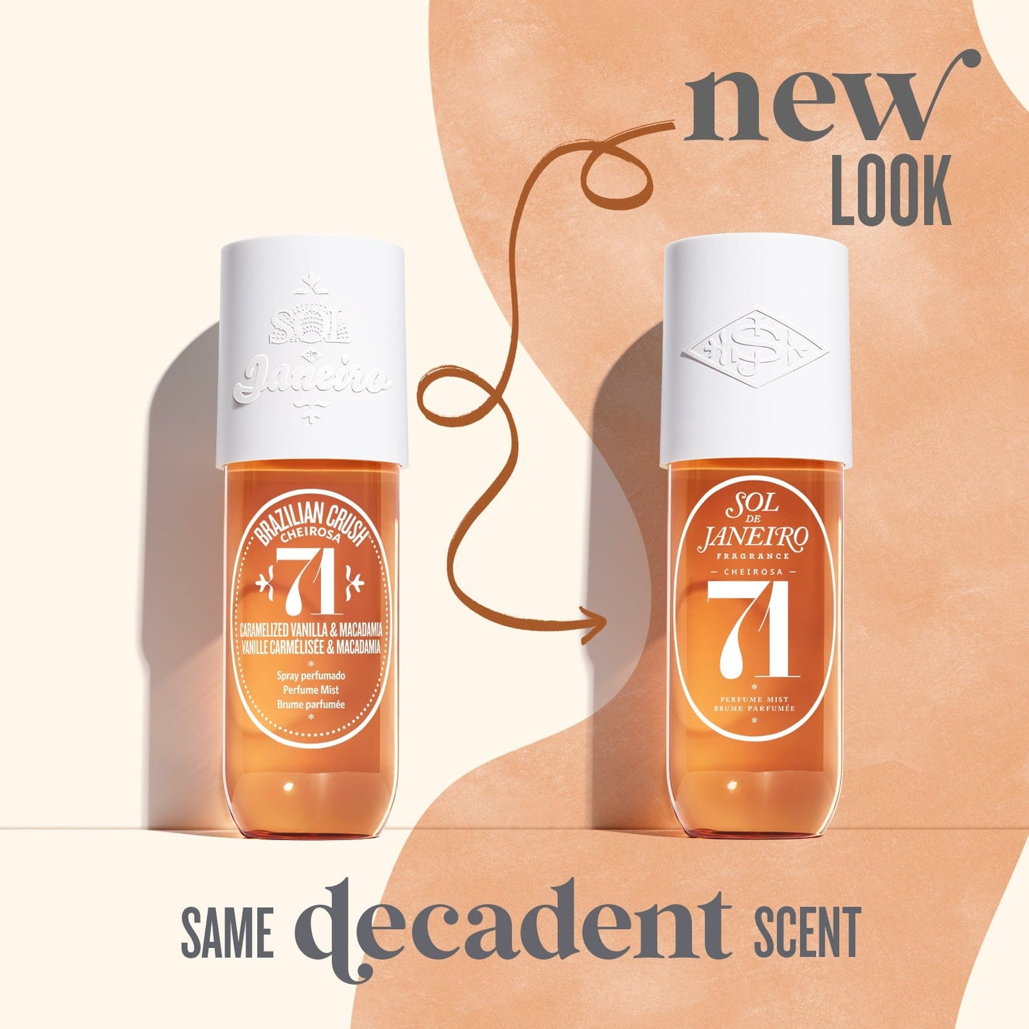 New look - same warm &amp; cozy scent