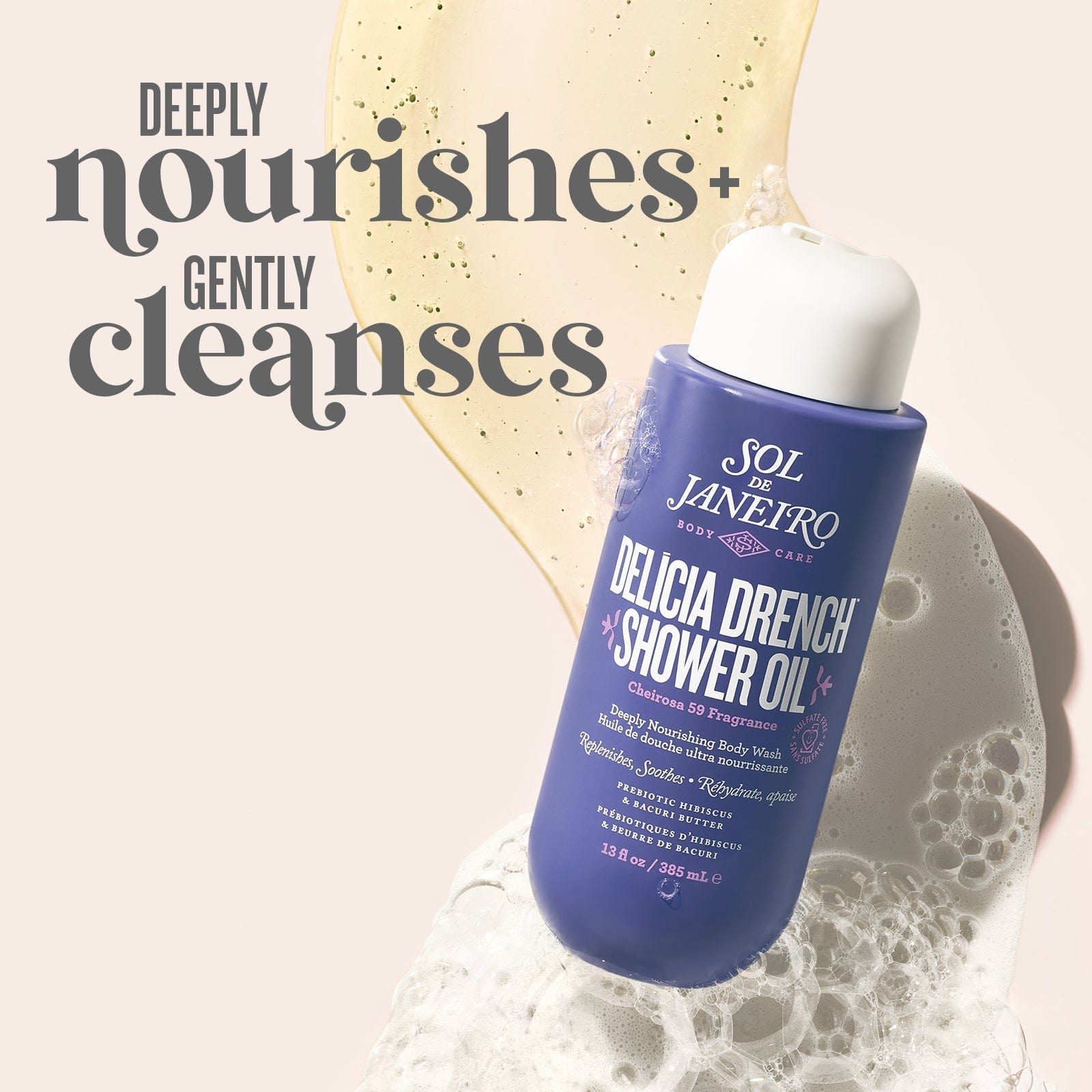 deeply nourishes + gently cleanses