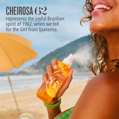 Cheirosa 62 represents the joyful Brazilian spirit of 1962, when we fell for the girl from Ipanema