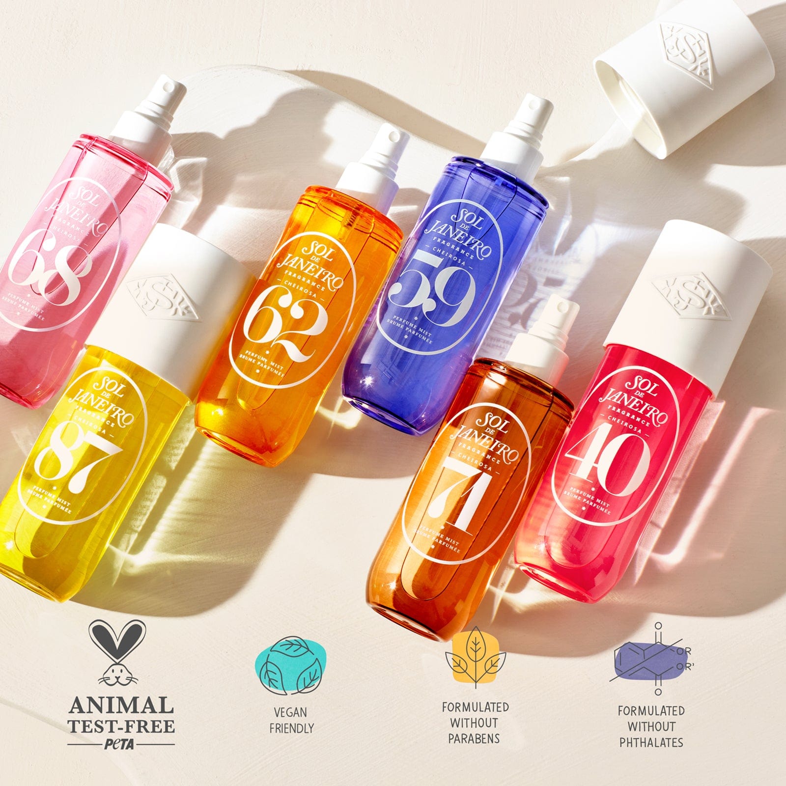 Animal test-free: vegan friendly, formulated without parabens, and phthalates