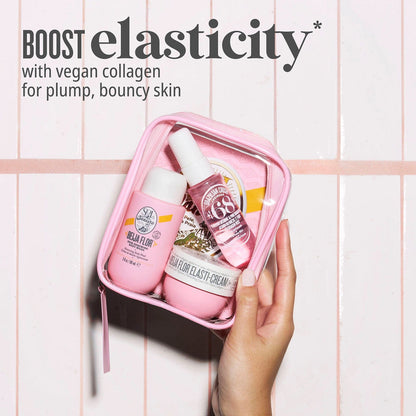 Boost elasticity with vegan collagen for plump, bouncy skin | Beija Flor Jet Set | Sol de Janeiro