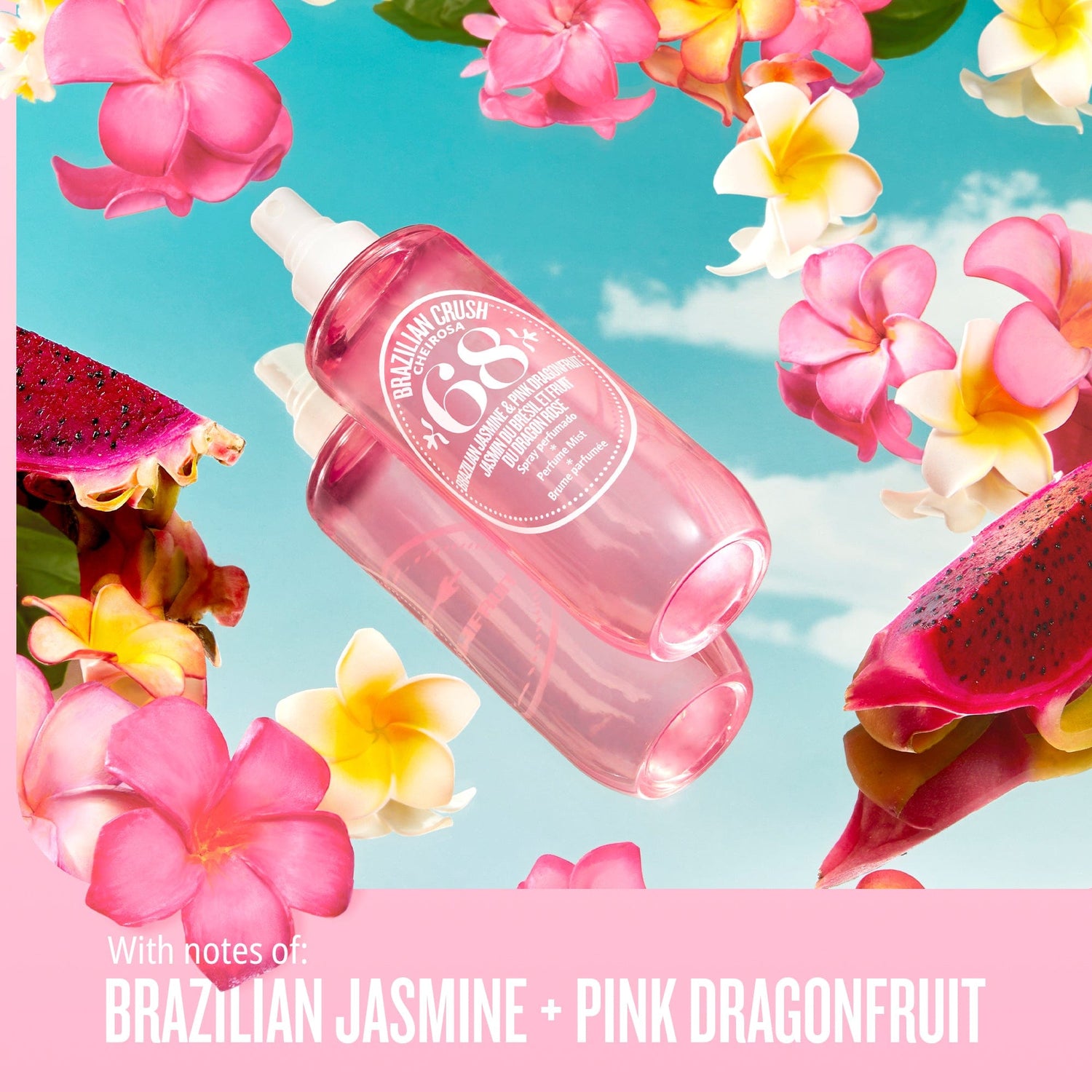 with notes of: Brazilian jasmine and pink dragonfruit