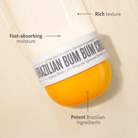 Fast absorbing, rich texture, potent brazilian ingredients