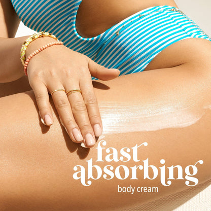 Fast absorbing body cream