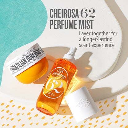 Cheirosa 62 perfume mist. Layer togther for a longer lasting scent experience.