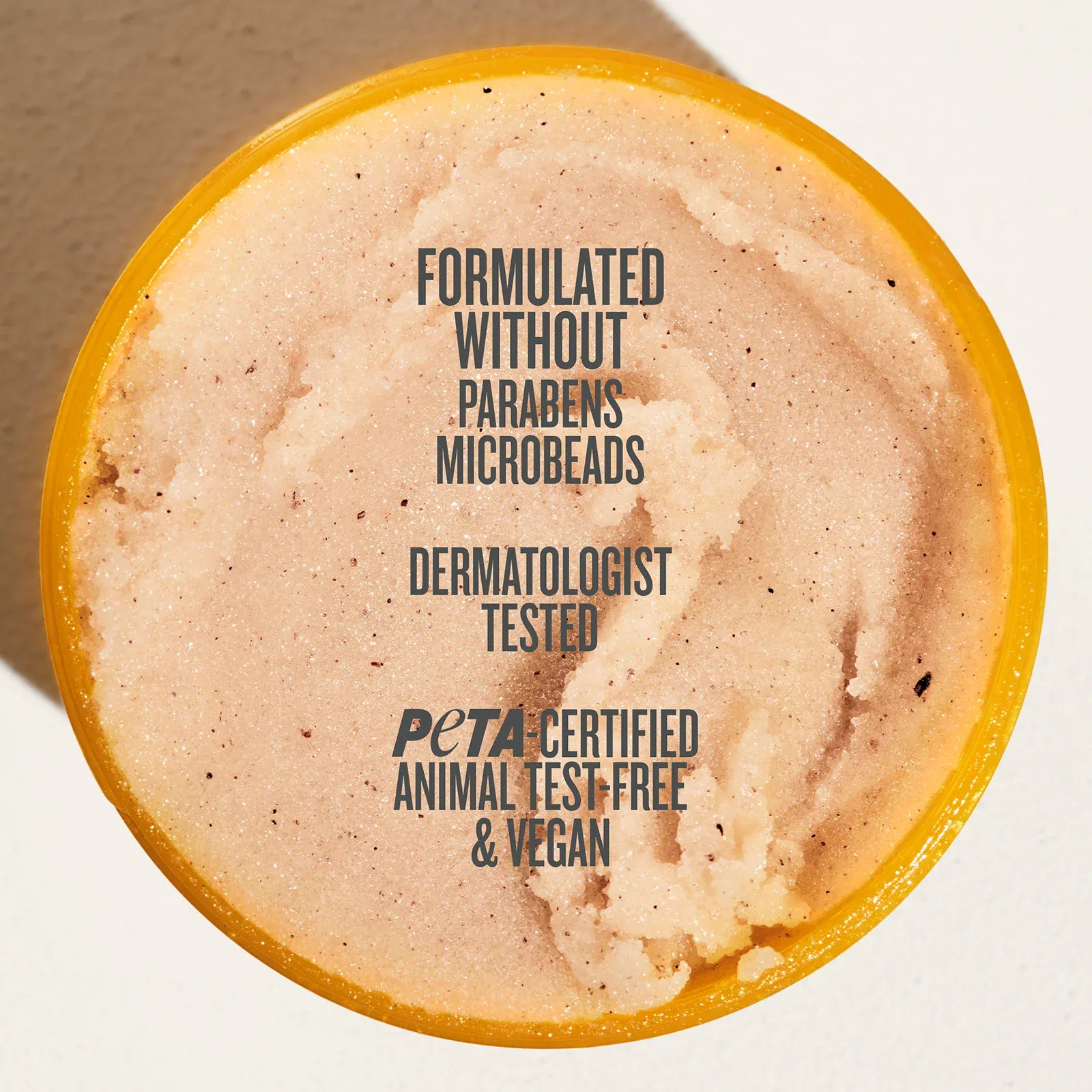 Formulated without parabens, microbeads, dermatologist tested peta-certified animal test-free & vegan
