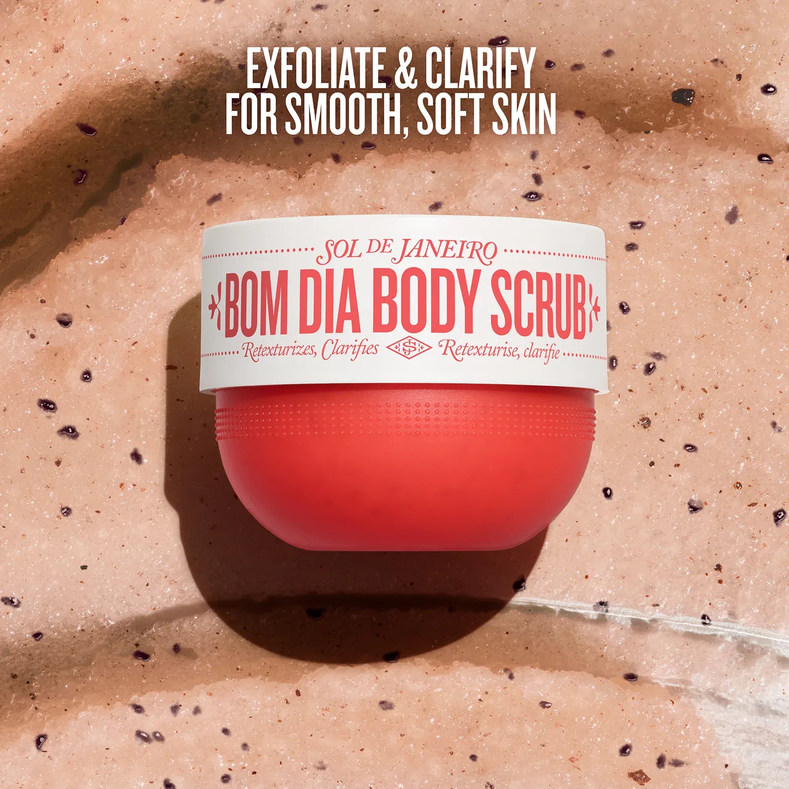 exfoliate & clarify for smooth, soft skin
