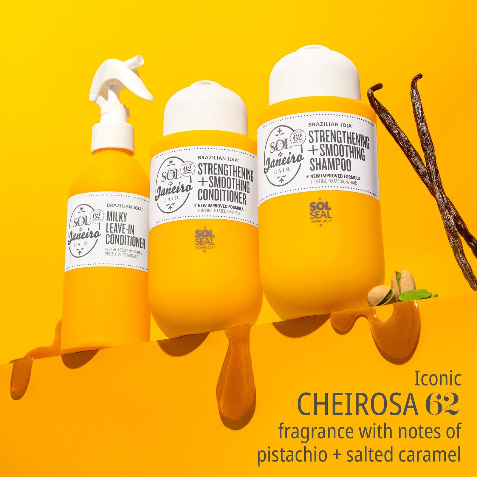 Iconic cheriosa 62 fragrance with notes pistachio + salted caramel 