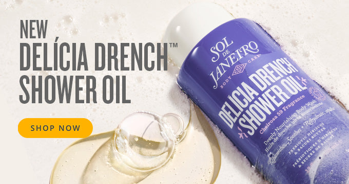 new delicia drench shower oil shop now