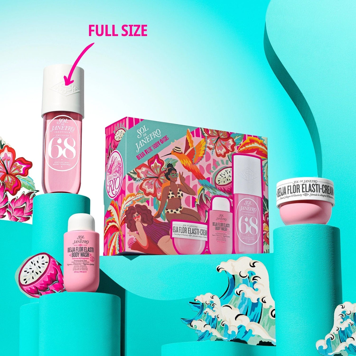 Beija Flor Oasis Set - full size cheirosa 68 240ml