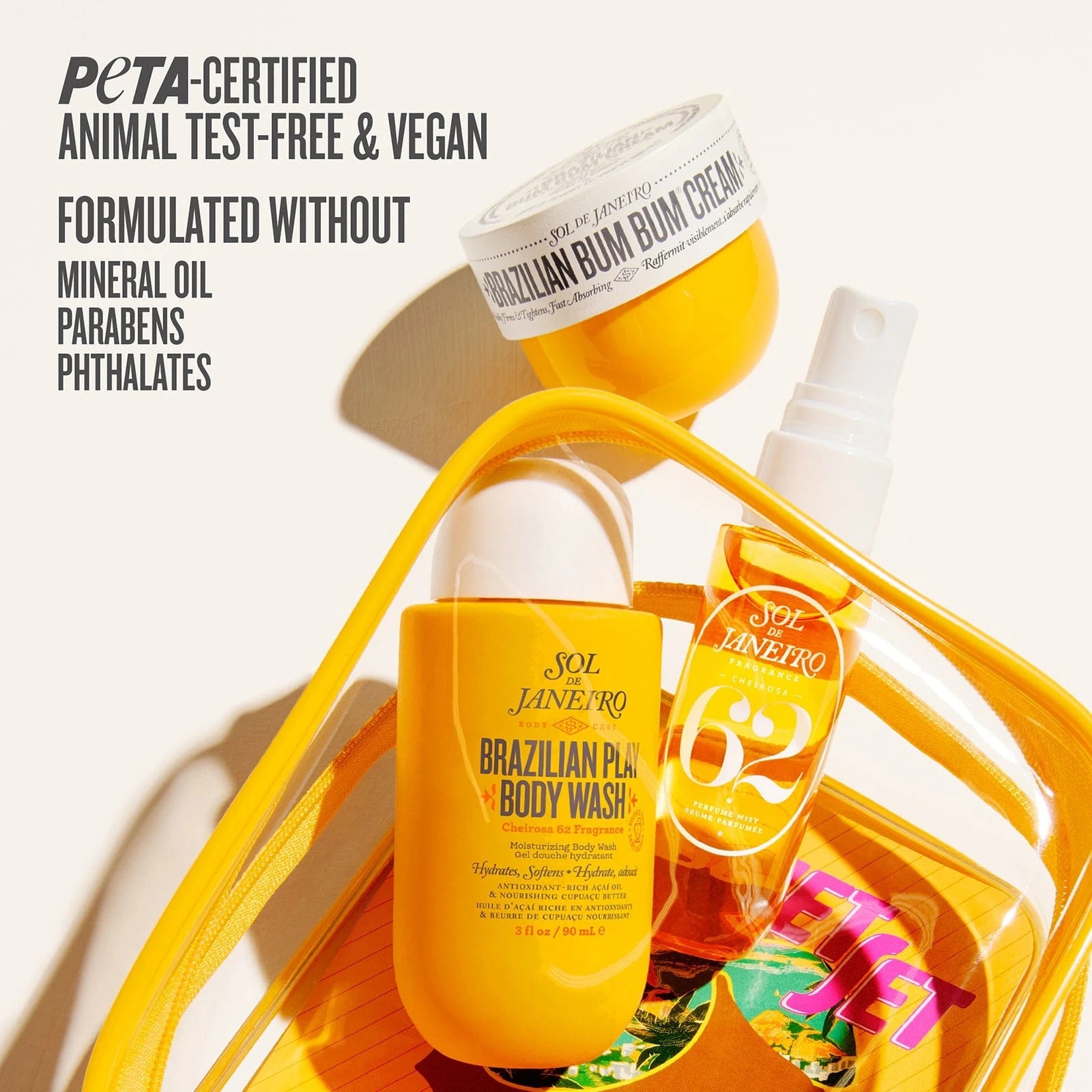 Bum Bum Jet Set - Travel Sized Body Care Trio - Sol de Janeiro