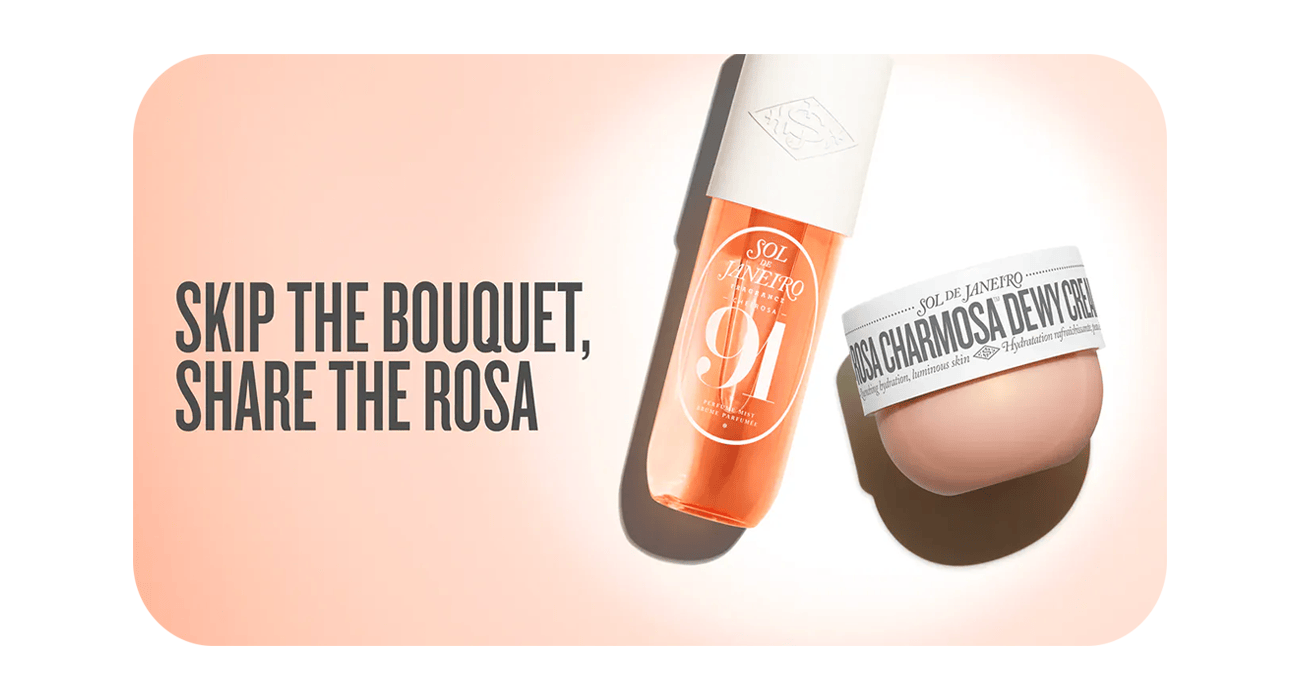 Bottle of Rosa Charmosa Devi Cream with text &