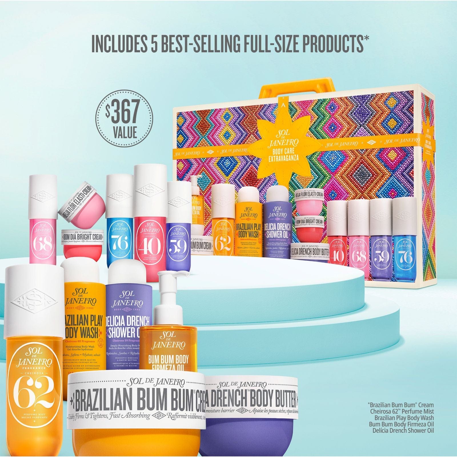 Sol de Janeiro ボディケアセット　デオドラント Body Care Extravaganza Celebration Set | Sol de Janeiro