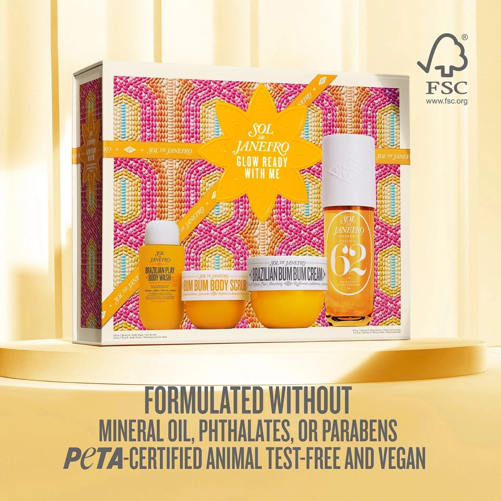 text on image reads formulated without mineral oil, phthalates, or parabens peta-certified animal test-free and vegan