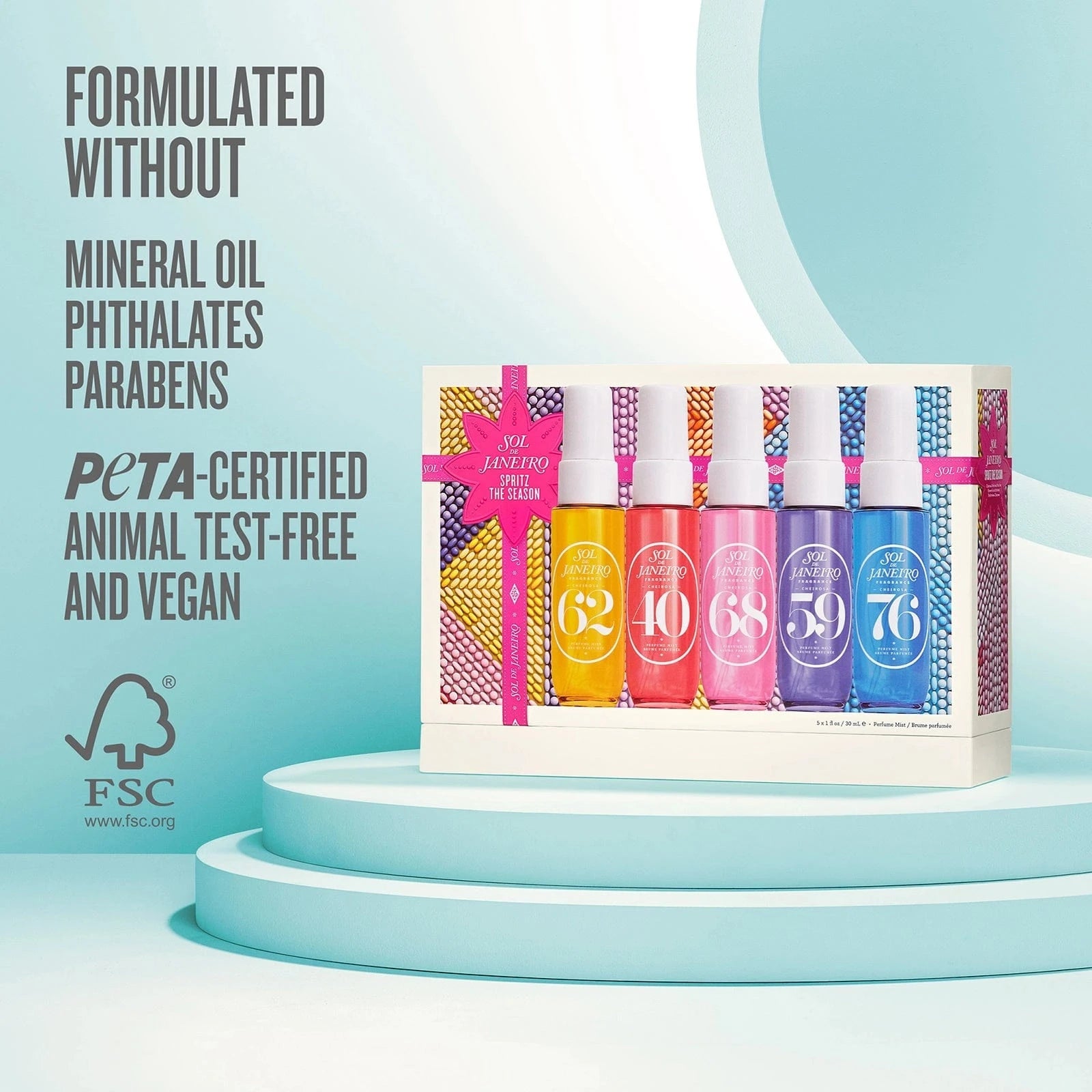 text on image reads formulated without mineral oil, phthalates, parabens, peta-certified animal test-free and vegan