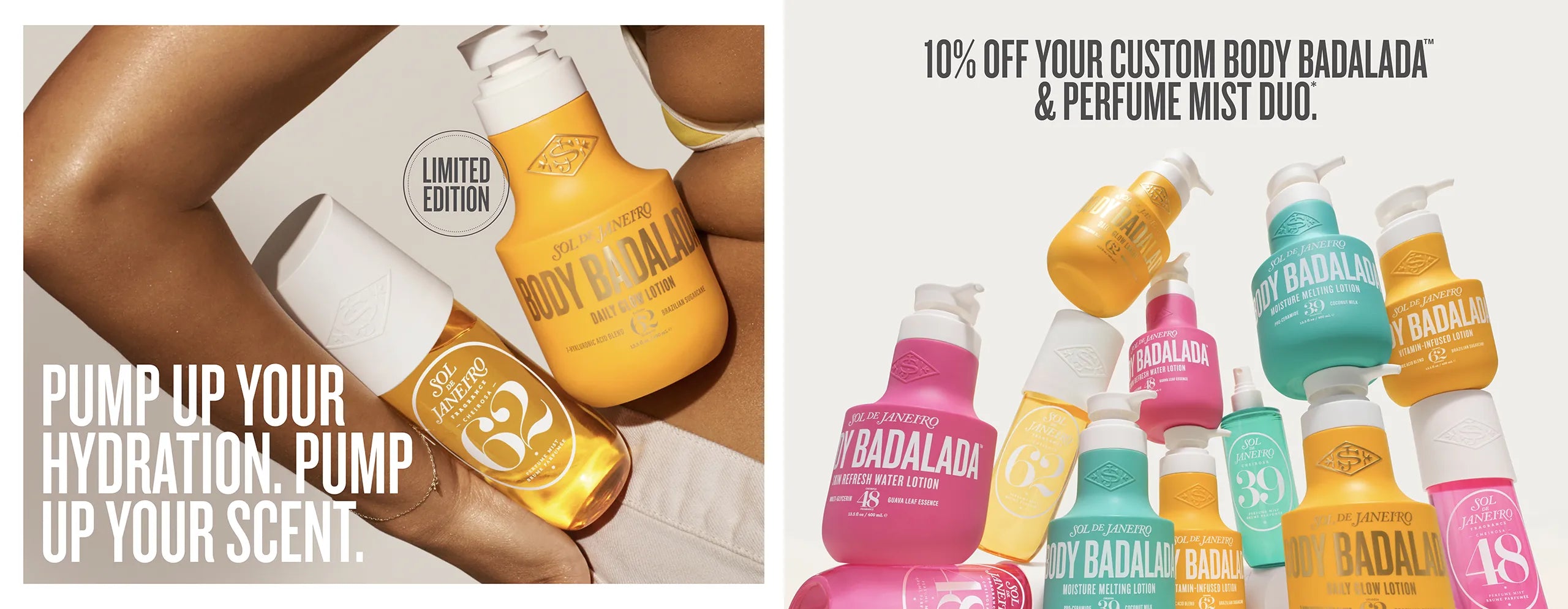 10% off your custom body badalada and perfume mist duo*
