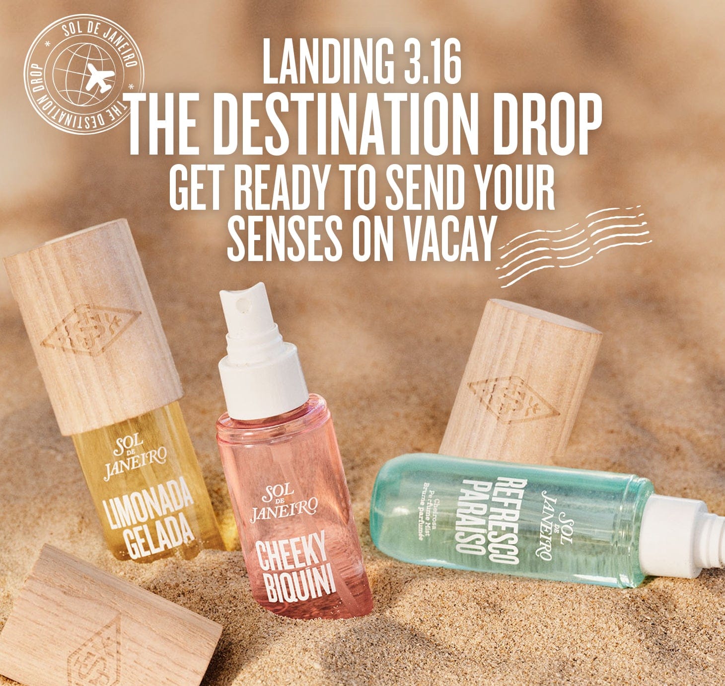 landing 3.16 the destination drop get ready to send ur senses on vacay