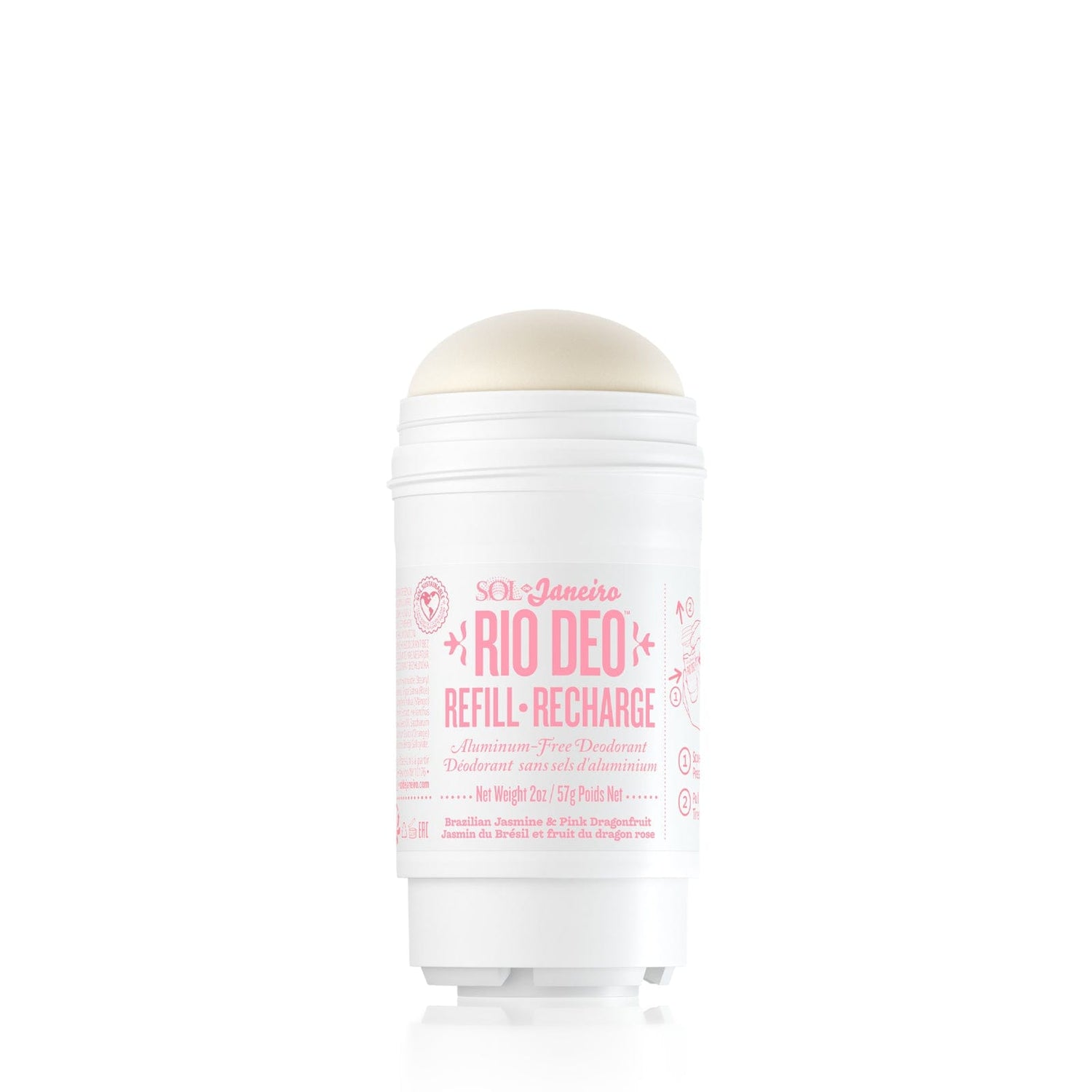 RIo Deo Aluminum Free Deodorant, cheirosa 68 refill | sol de Janeiro
