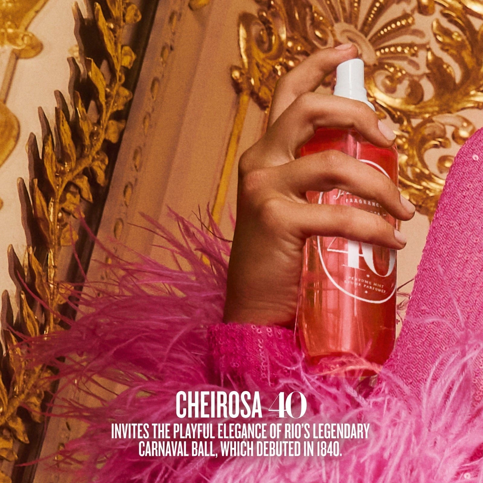 Cheirosa 40 invites the playful elegance of rio's legendary carnaval ball, which debuted in 1840