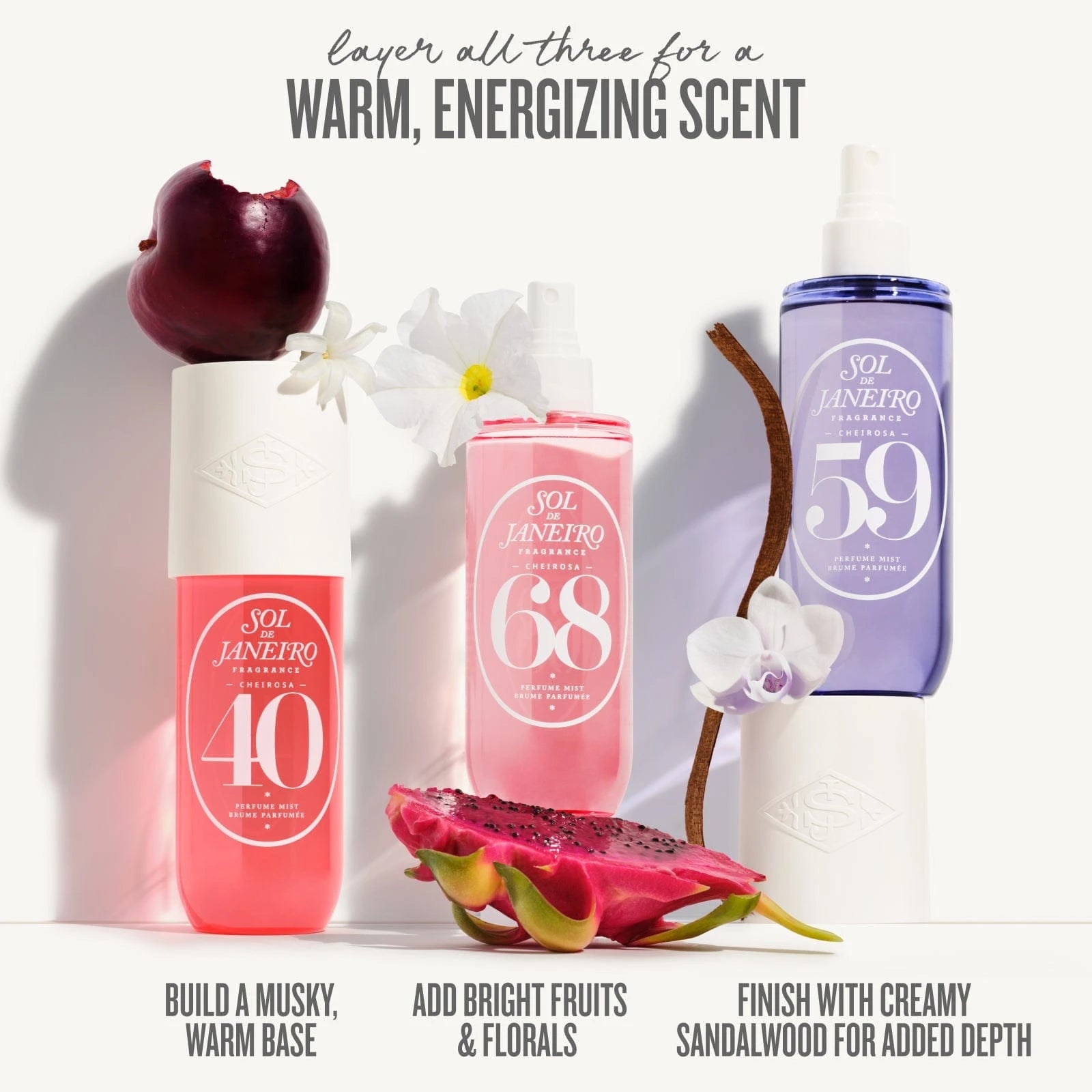 Sol de Janeiro Cheirosa　ボディミスト Cheirosa 62 Perfume Mist - Sol de Janeiro