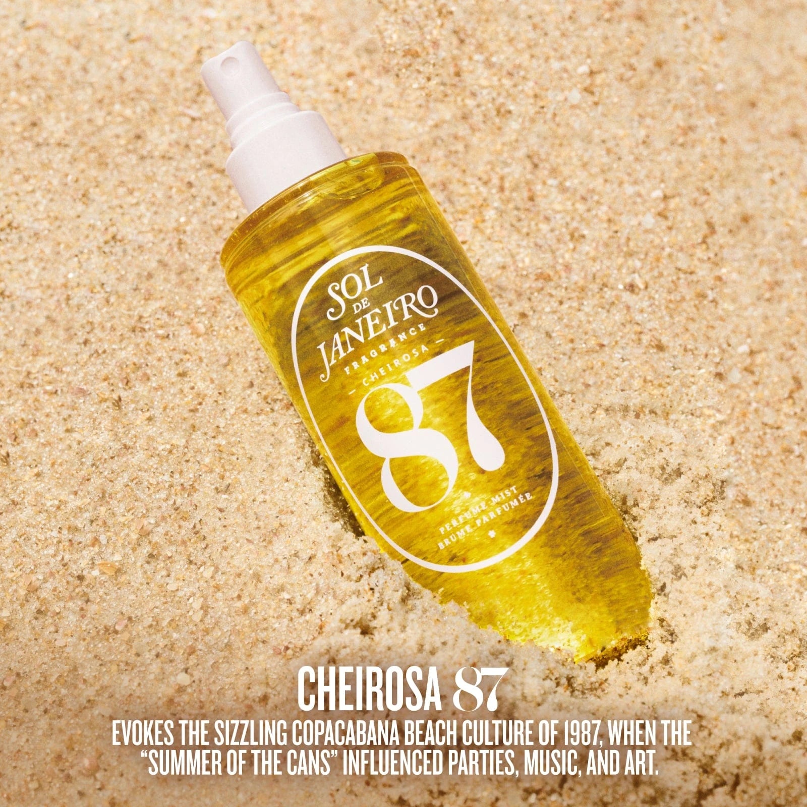 cheirosa 87 evokes the sizzling Copacabana beach culture of 1987 when the summer of the cans influenced parties, music, and art