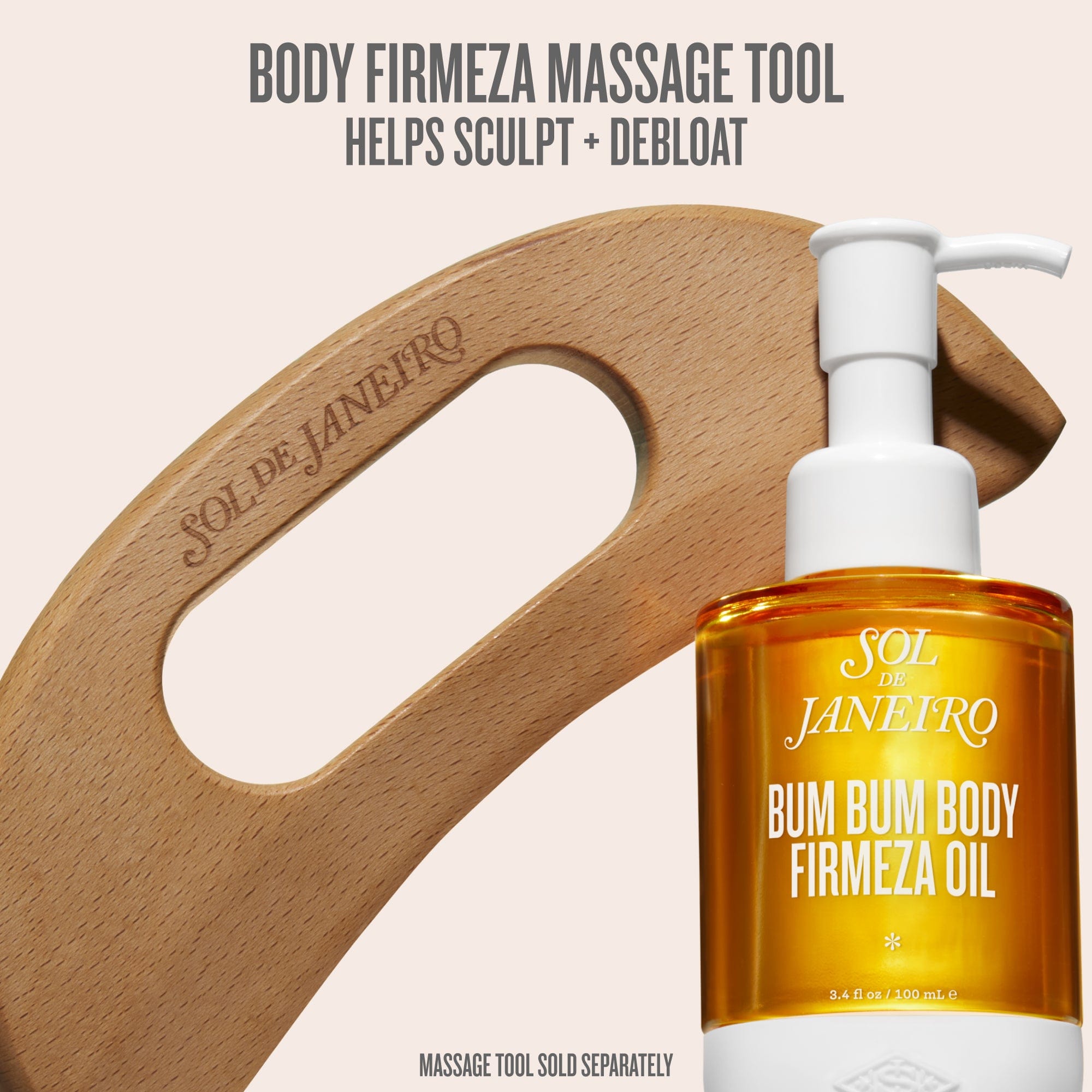 Powerful Body Firming Pair - Oil & Massage Tool - Sol de Janeiro