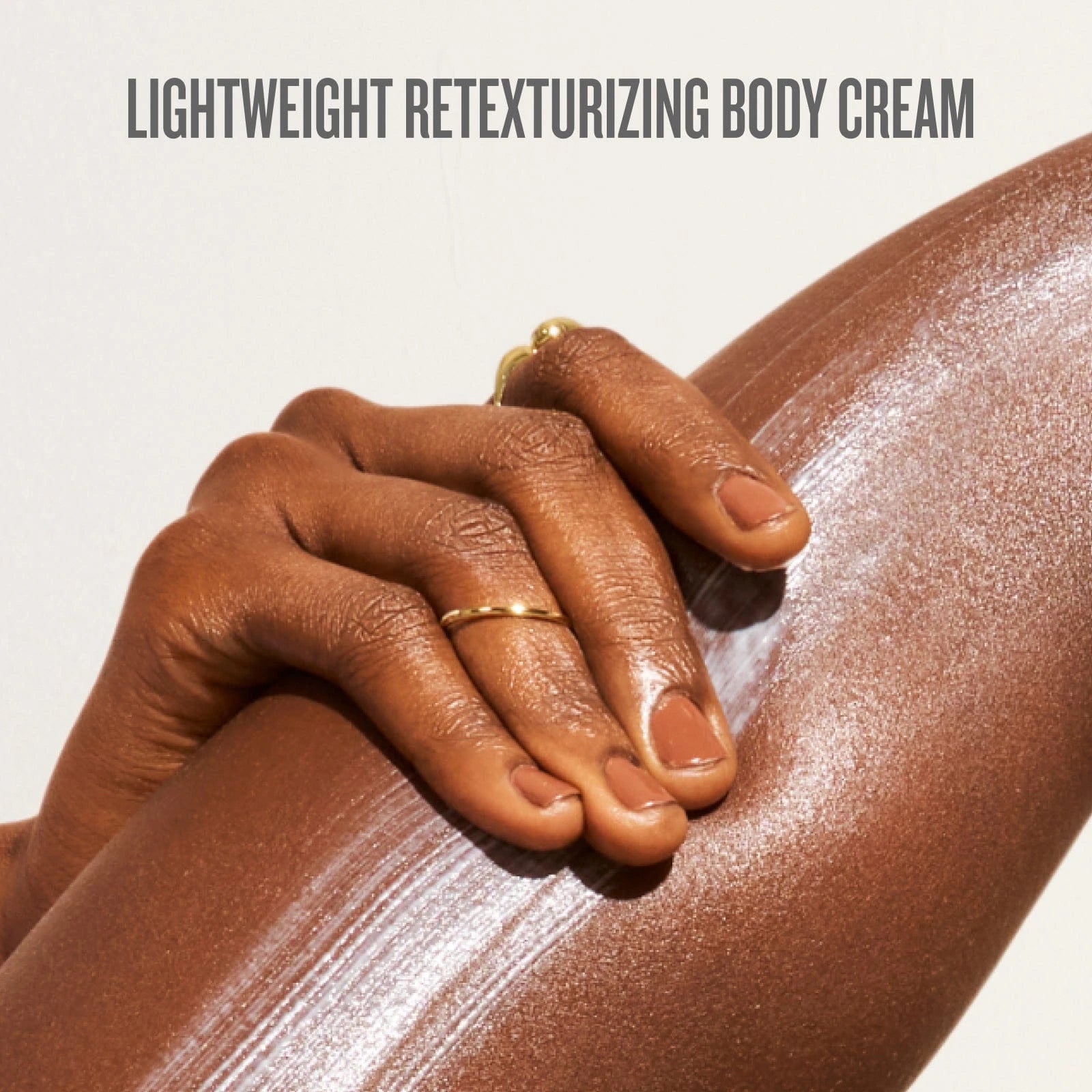 lightweight retexturizing body cream