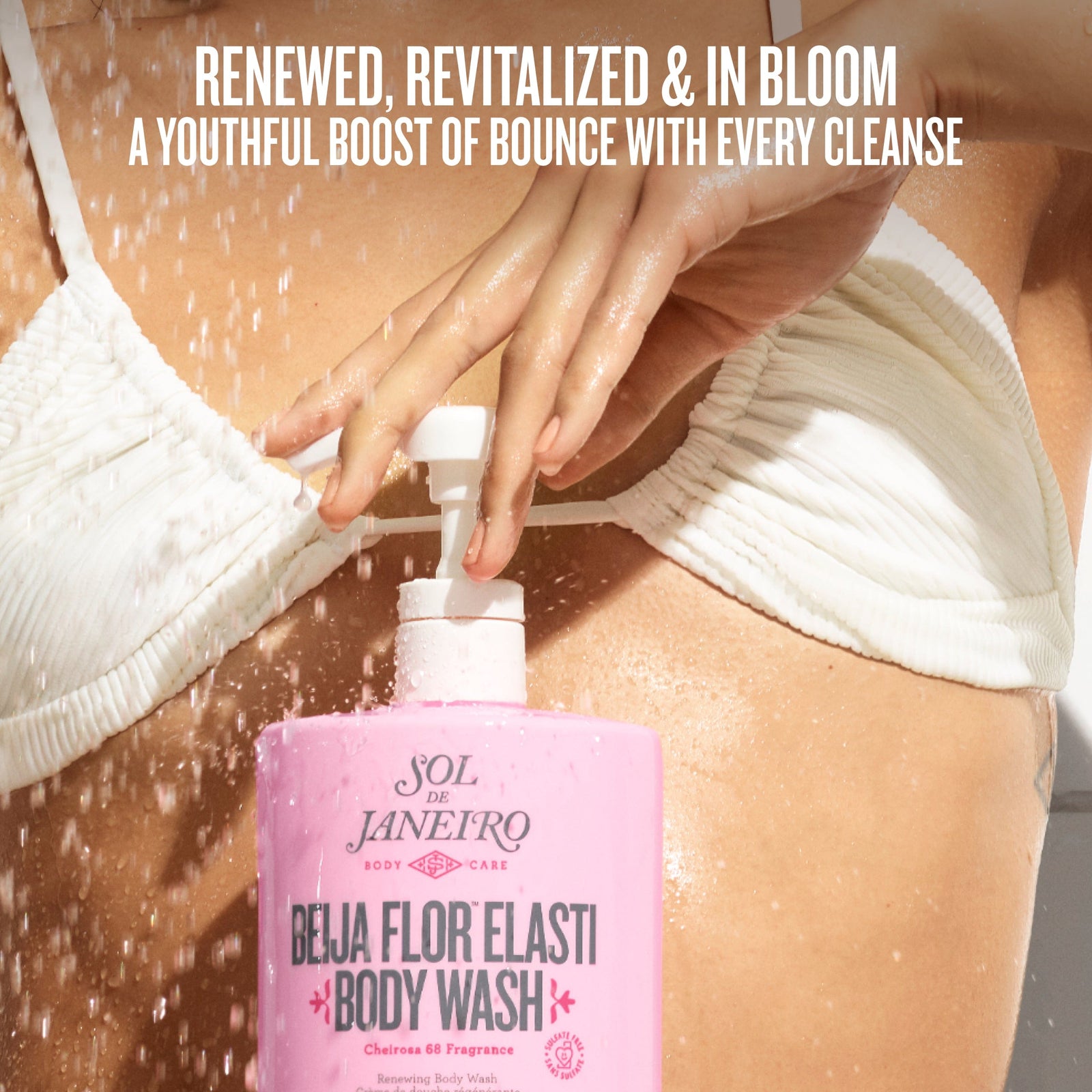 renewed, revitalized and in bloom a youthful boost of bounce with every cleanse