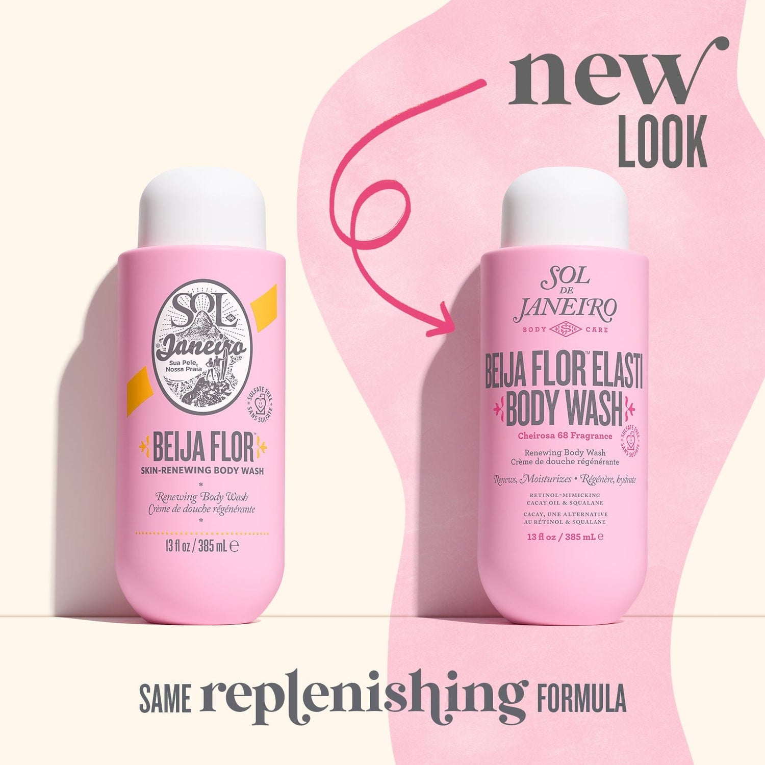 New look - same replenishing formula