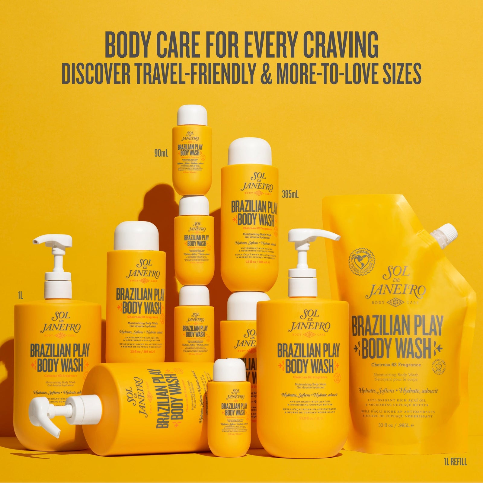 Body care for every craving discover travel friendly and more to love sizes