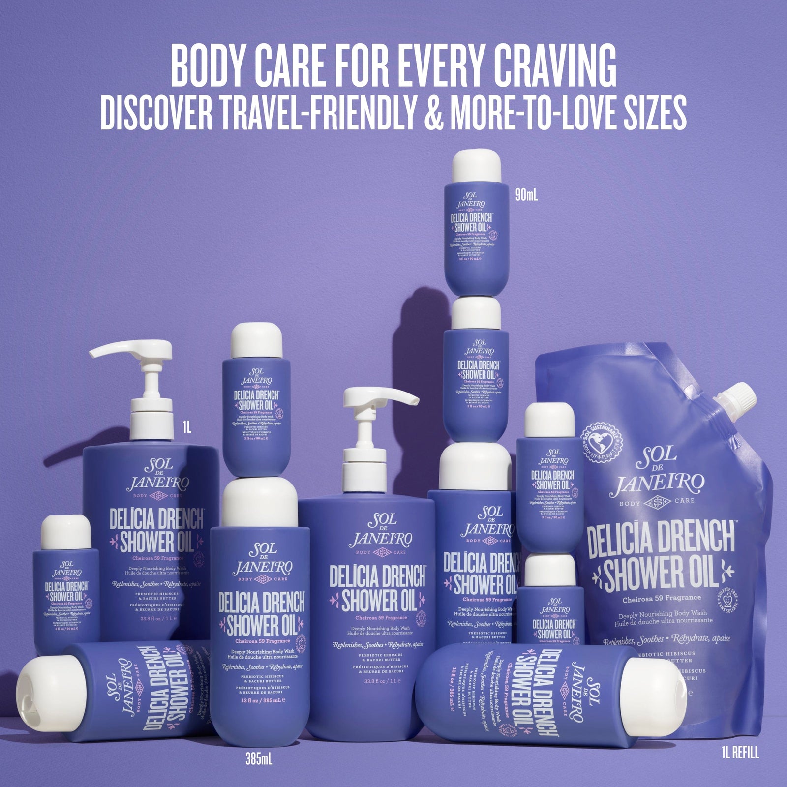 body care for every craving discover travel-friendly and more to love sizes