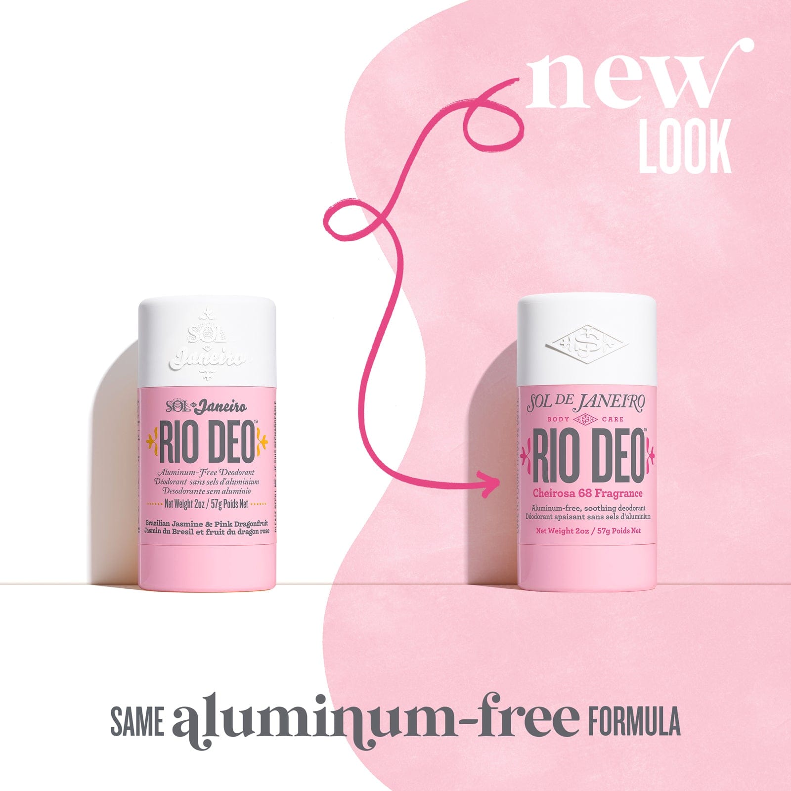 New Look - same aluminum-free formula 