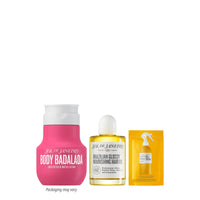 Three skincare products from Sol de Janeiro on a white background