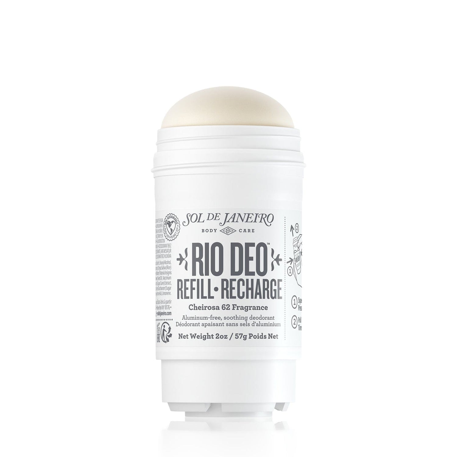 Rio deo aluminum free deodorant cheirosa 68 refill