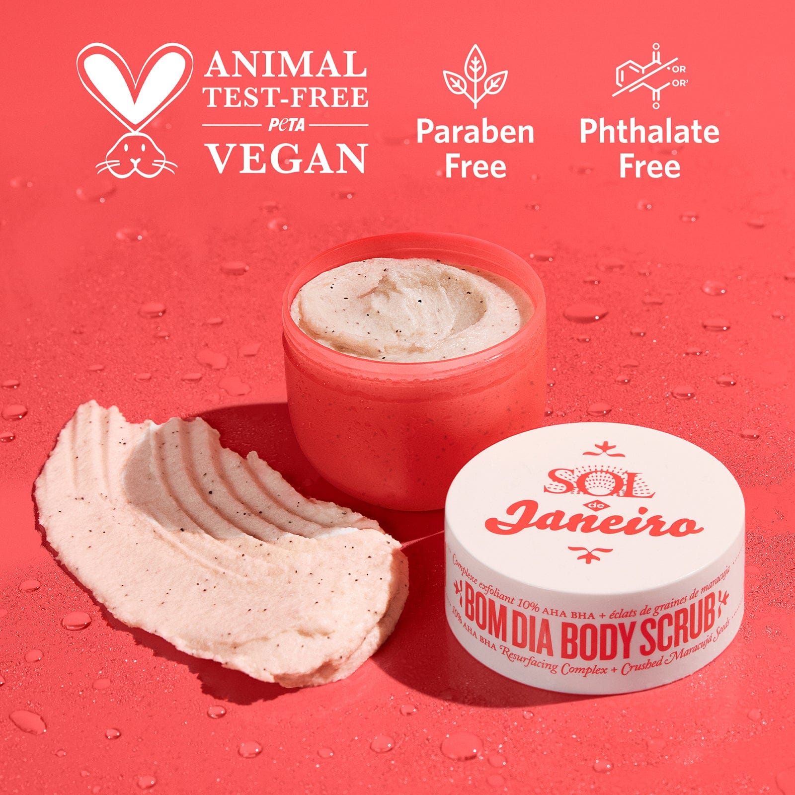 animal test-free PETA vegan - paraben free - phthalate free