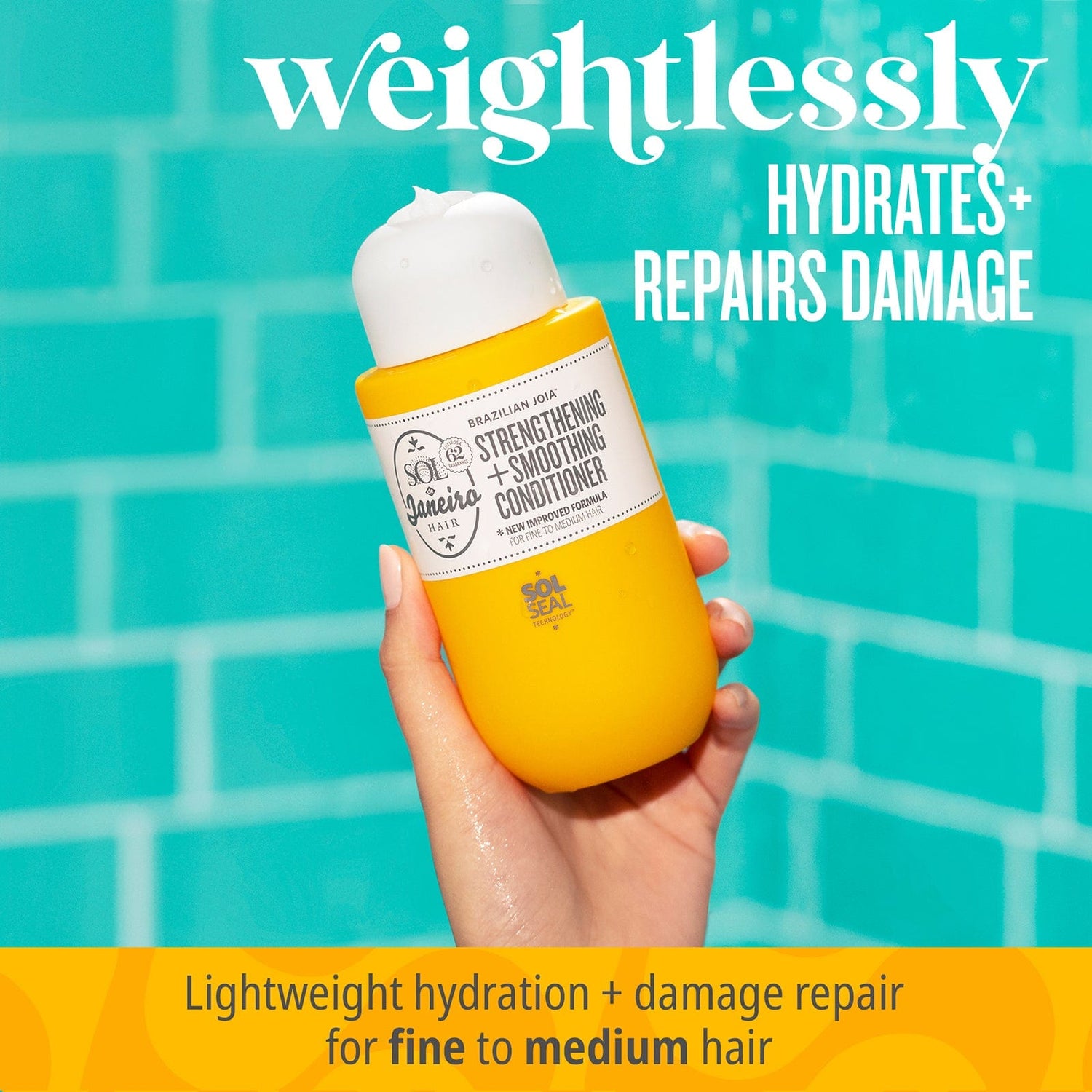 Weghtlessly Hydrates and repairs damage | Lightweight hydration and damage repair for fine to medium hair