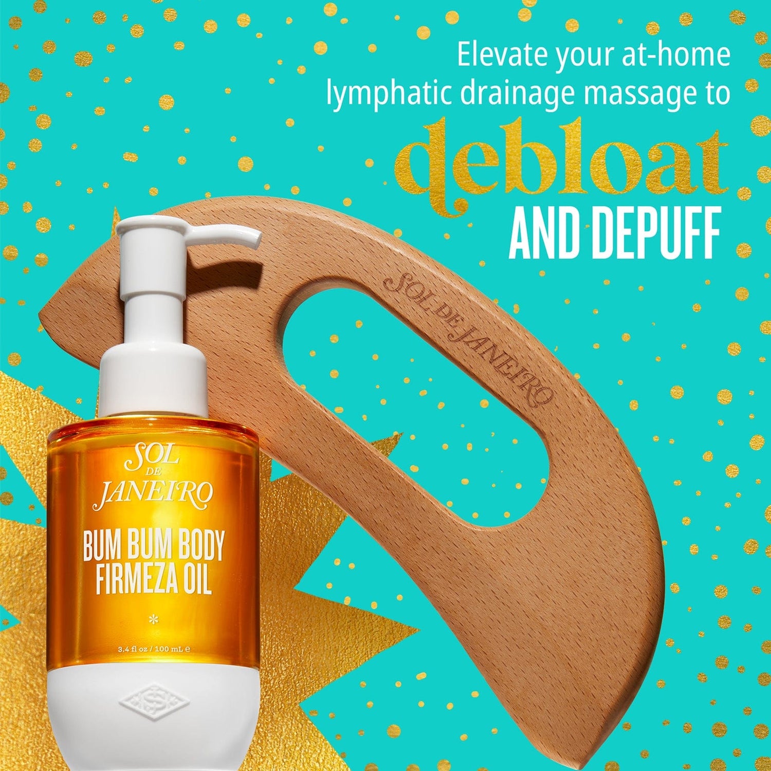Elevate your at-home lymphatic drainage massage to debloat and depuff